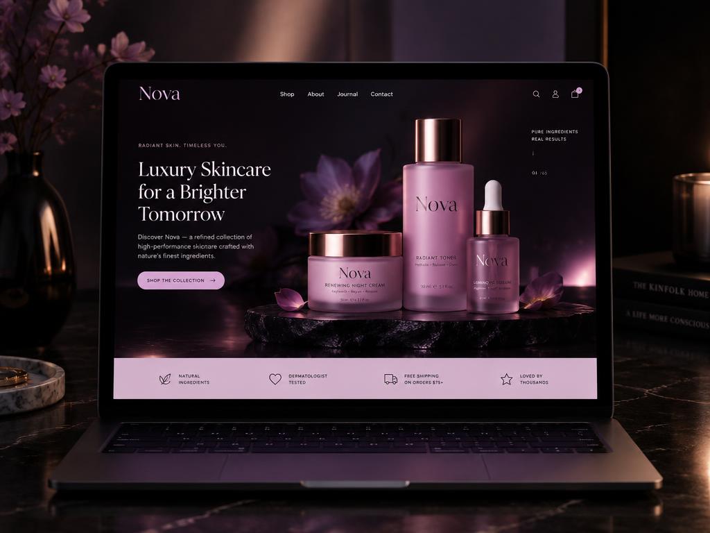 Nova Skincare website